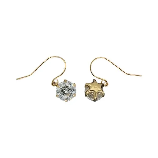 Diamond Drop Earrings Image 2 Joint Venture Jewelry Cary, NC