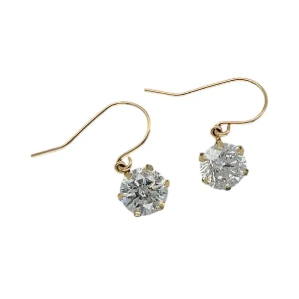 Diamond Drop Earrings Joint Venture Jewelry Cary, NC