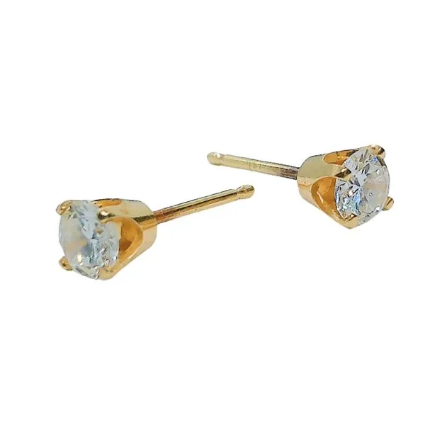 Diamond Stud Earrings Image 2 Joint Venture Jewelry Cary, NC
