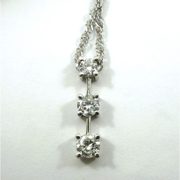 Diamond Drop Necklace Joint Venture Jewelry Cary, NC