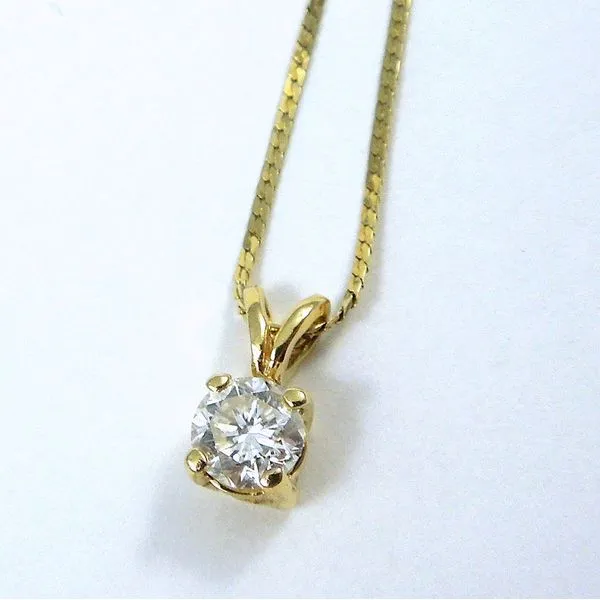 Small Diamond Pendant Joint Venture Jewelry Cary, NC