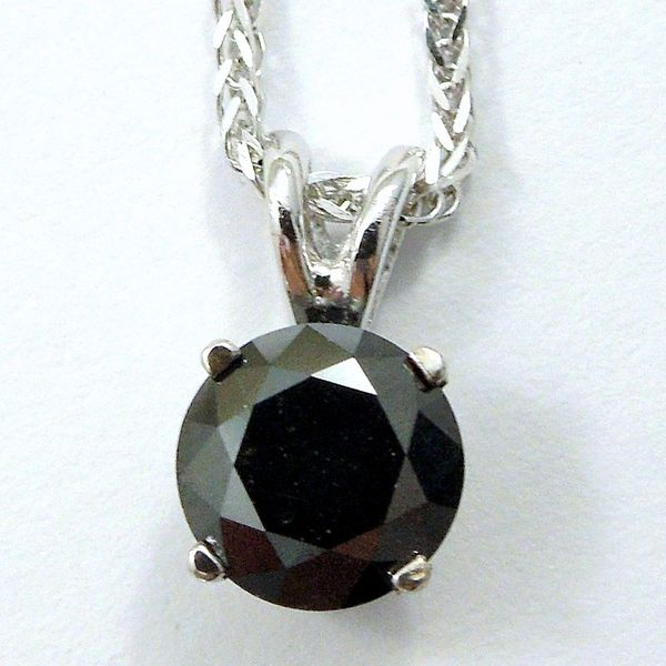 Black Diamond Pendant Joint Venture Jewelry Cary, NC