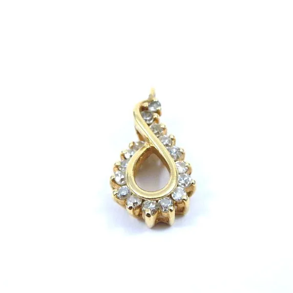 Diamond Swirl Pendant Joint Venture Jewelry Cary, NC