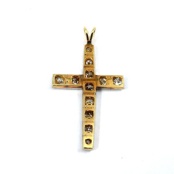 Diamond Cross Pendant Image 2 Joint Venture Jewelry Cary, NC