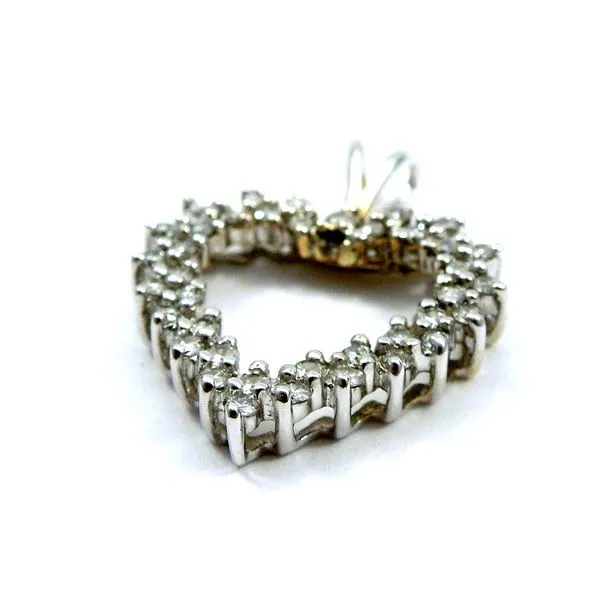 Diamond Heart Pendant Image 2 Joint Venture Jewelry Cary, NC