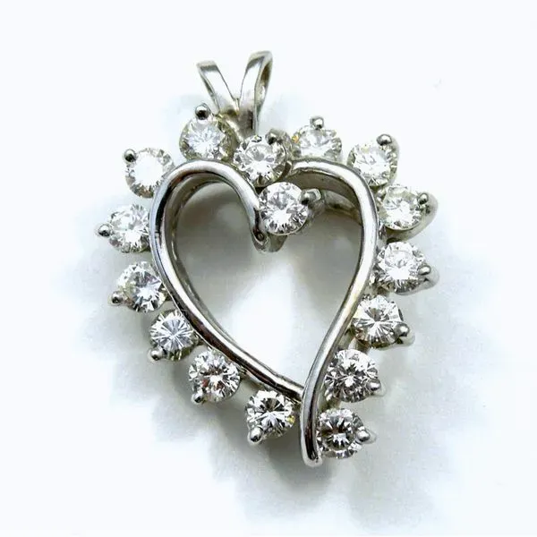 Diamond Heart Pendant Joint Venture Jewelry Cary, NC