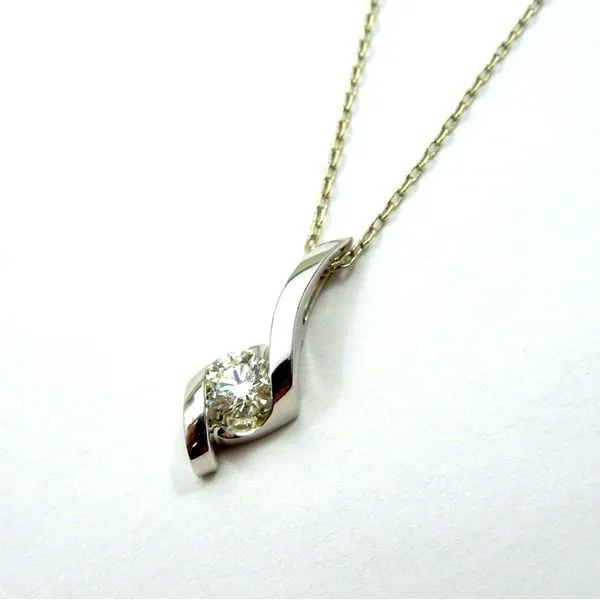 Bypass Style Diamond Pendant Joint Venture Jewelry Cary, NC