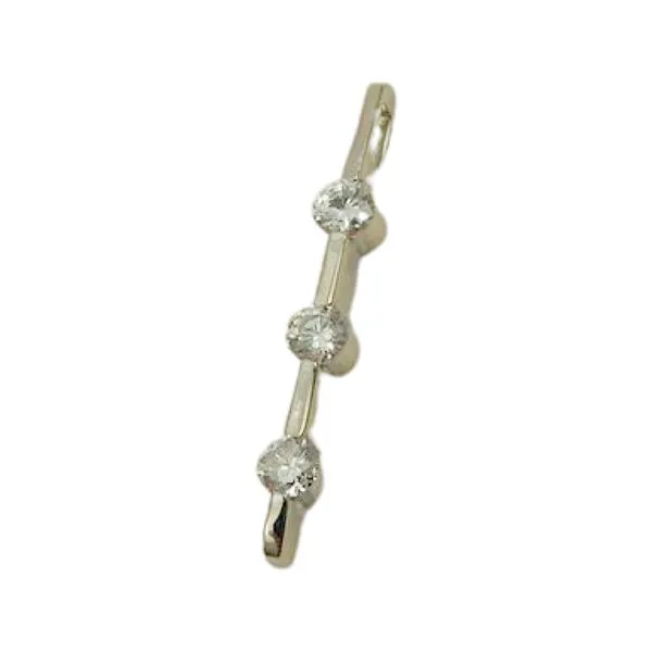 Three Stone Diamond Pendant Joint Venture Jewelry Cary, NC