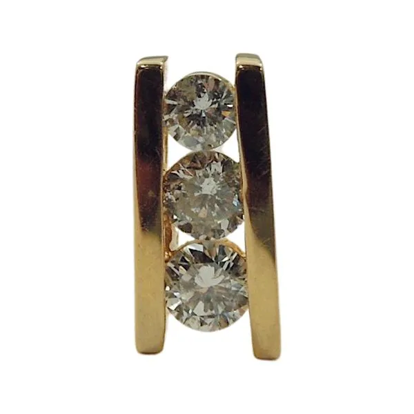 Three Stone Diamond Pendant Joint Venture Jewelry Cary, NC