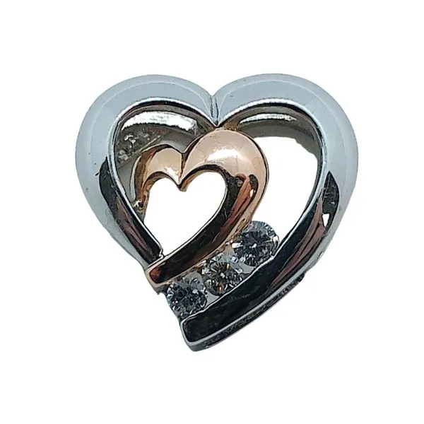 Double Heart Pendant Joint Venture Jewelry Cary, NC
