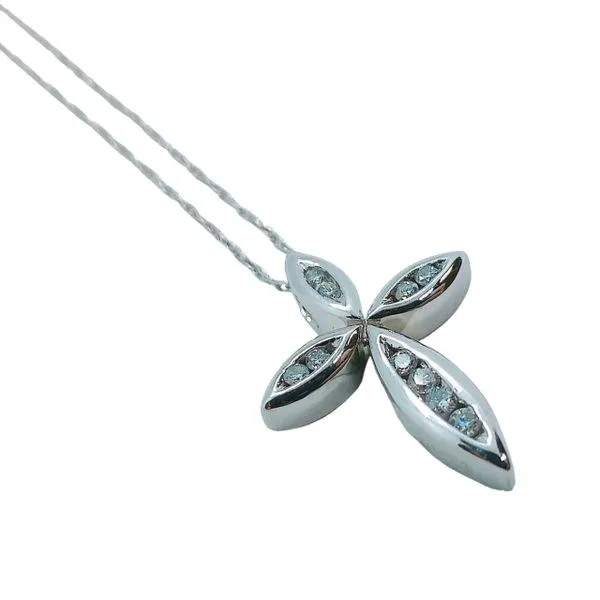 Diamond Cross Necklace Image 2 Joint Venture Jewelry Cary, NC