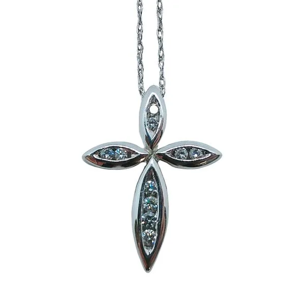 Diamond Cross Necklace Joint Venture Jewelry Cary, NC