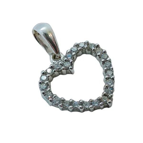 Diamond Heart Pendant Image 2 Joint Venture Jewelry Cary, NC