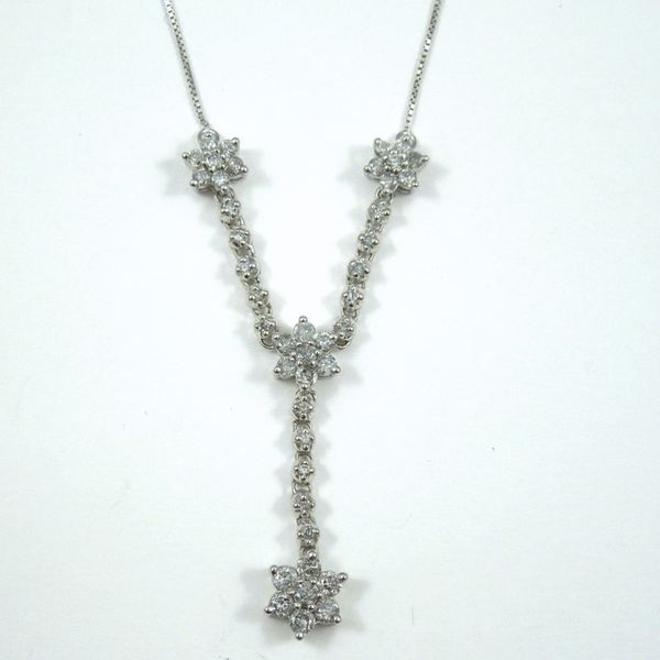Diamond Cluster Necklace Joint Venture Jewelry Cary, NC