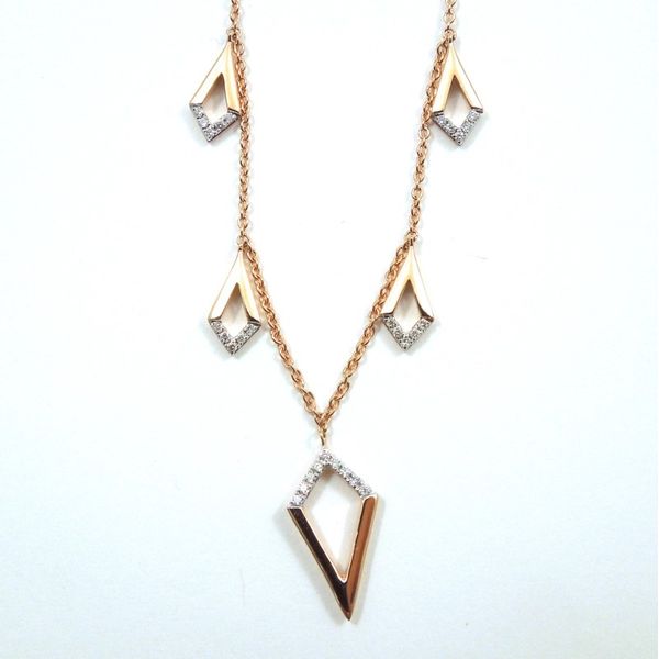 Diamond Multi-Station Drop Necklace Joint Venture Jewelry Cary, NC
