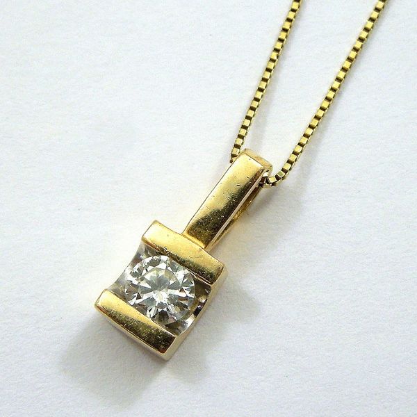 Classic Diamond Pendant Joint Venture Jewelry Cary, NC