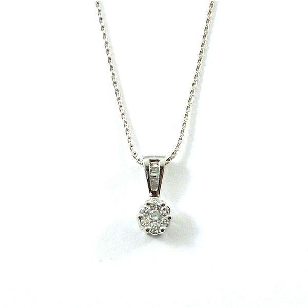 Cluster Diamond Pendant Joint Venture Jewelry Cary, NC