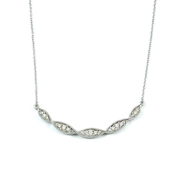 Five Station Diamond Necklace Joint Venture Jewelry Cary, NC