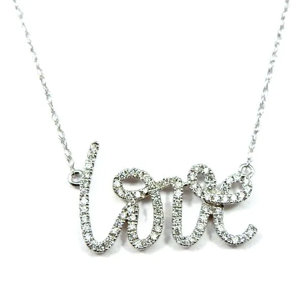 LOVE Diamond Necklace Joint Venture Jewelry Cary, NC