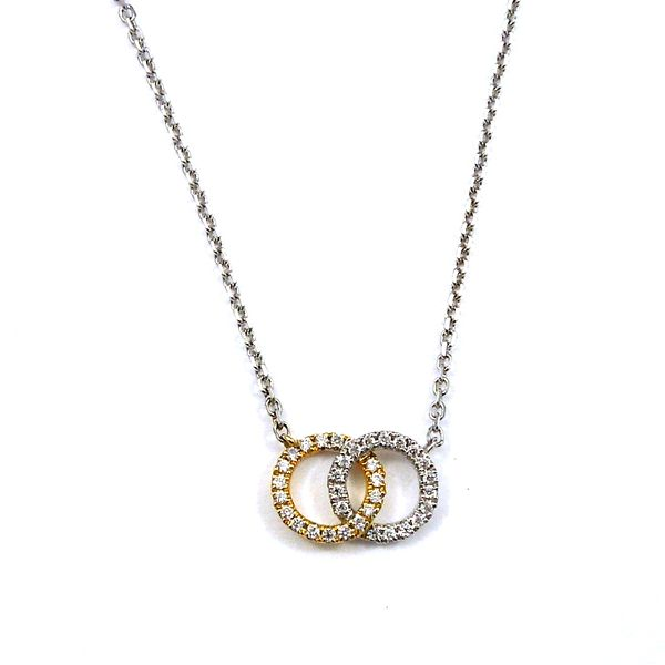 Linked Circle Diamond Necklace Joint Venture Jewelry Cary, NC