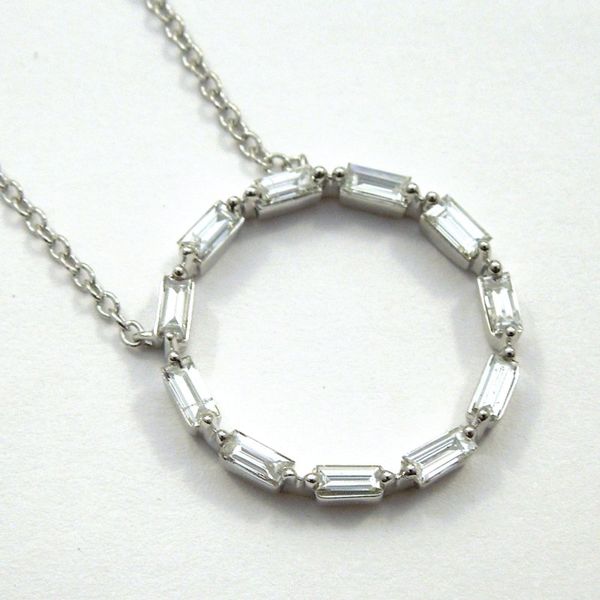 Diamond Circle Necklace Joint Venture Jewelry Cary, NC