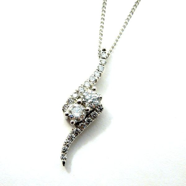 Bypass Style Diamond Necklace Joint Venture Jewelry Cary, NC