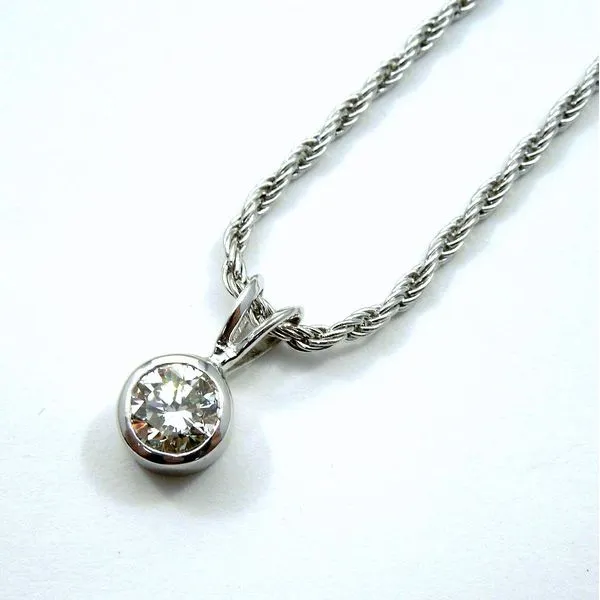 Diamond Bezel Necklace Joint Venture Jewelry Cary, NC