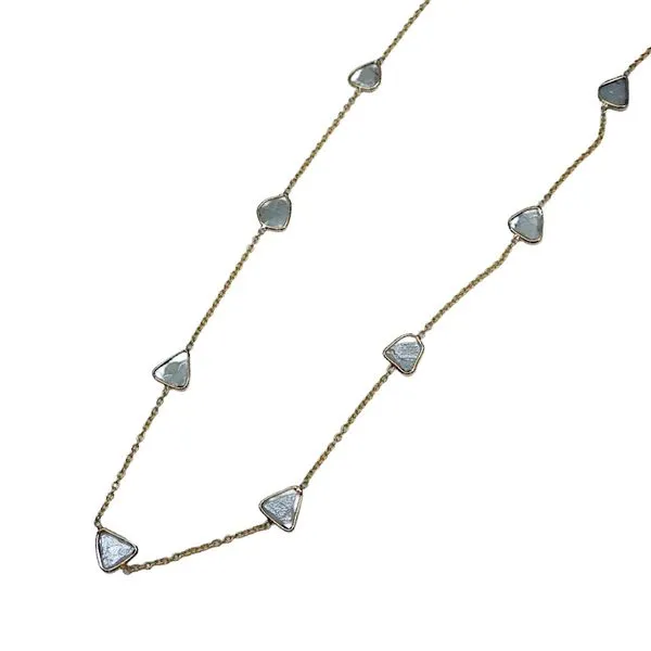 Diamond Slice Station Necklace Joint Venture Jewelry Cary, NC