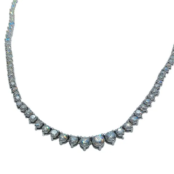 Diamond Riveria Necklace Image 2 Joint Venture Jewelry Cary, NC