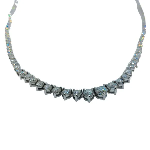 Diamond Riveria Necklace Image 3 Joint Venture Jewelry Cary, NC