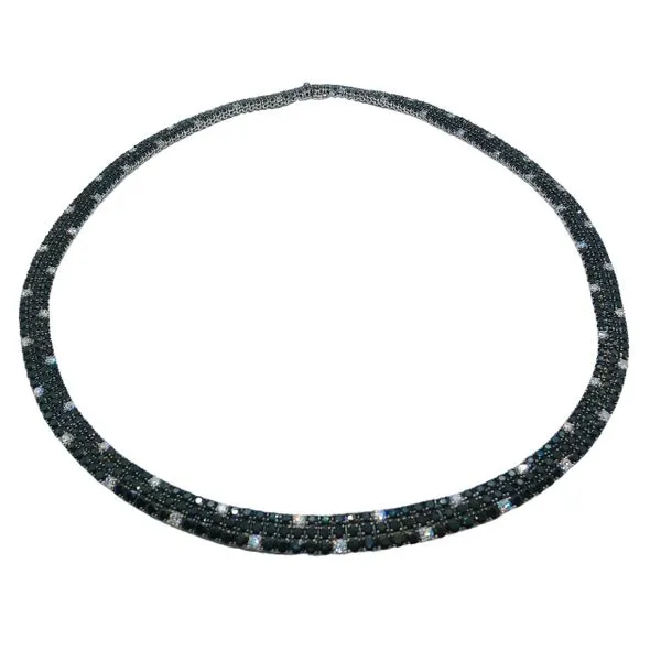 Roberto Coin Black Sapphire Choker Necklace Joint Venture Jewelry Cary, NC