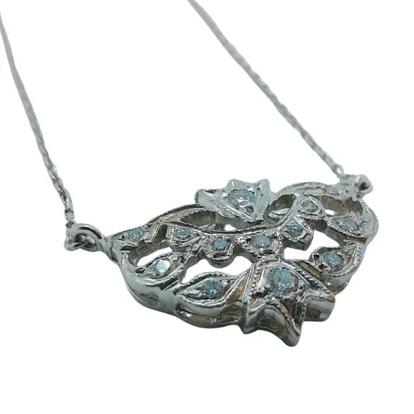 Vintage Diamond Necklace Image 2 Joint Venture Jewelry Cary, NC