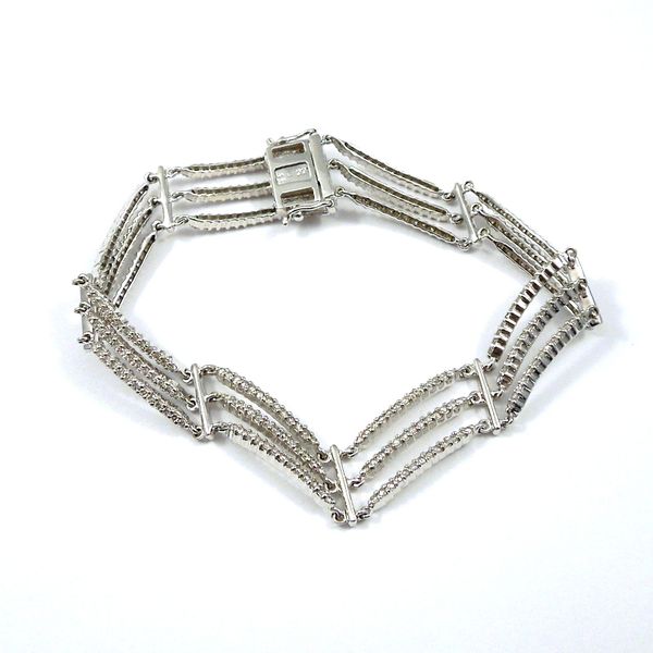 Three Row Diamond Bracelet Joint Venture Jewelry Cary, NC