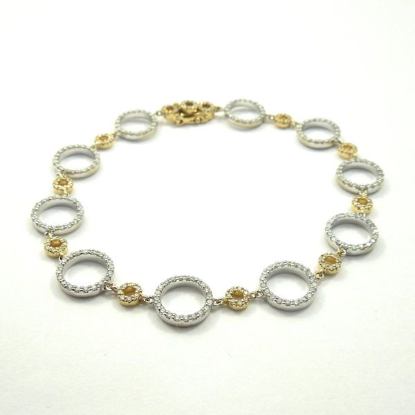 Circular Diamond Bracelet Image 2 Joint Venture Jewelry Cary, NC