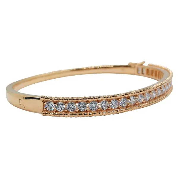 Diamond Bangle Bracelet Image 2 Joint Venture Jewelry Cary, NC