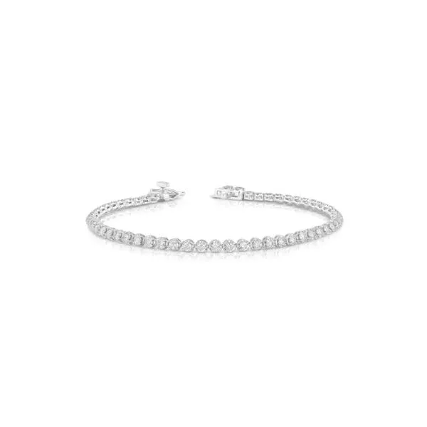 Two Carat Diamond Tennis Bracelet Image 2 Joint Venture Jewelry Cary, NC