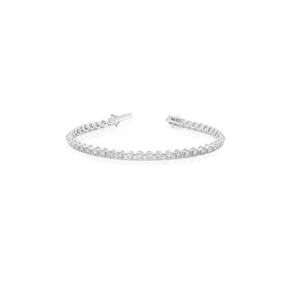 Four Carat Diamond Tennis Bracelet Image 2 Joint Venture Jewelry Cary, NC