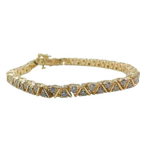 Diamond Line Bracelet Image 2 Joint Venture Jewelry Cary, NC