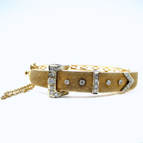 Vintage Diamond Buckle Bracelet Image 2 Joint Venture Jewelry Cary, NC