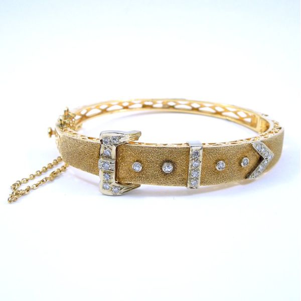 Vintage Diamond Buckle Bracelet Joint Venture Jewelry Cary, NC