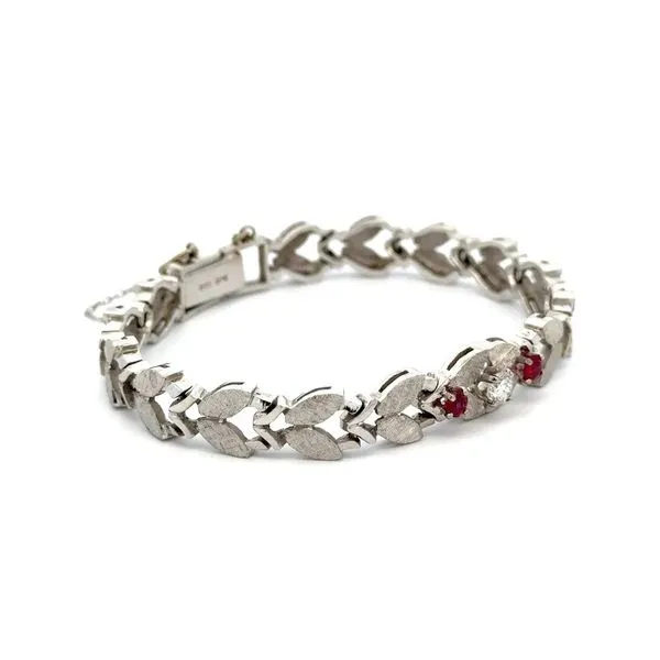 Retro Leaf Design Bracelet Image 2 Joint Venture Jewelry Cary, NC