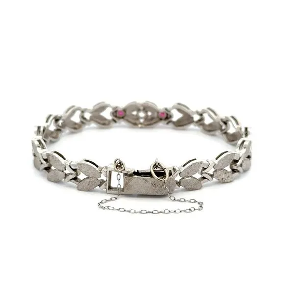 Retro Leaf Design Bracelet Image 3 Joint Venture Jewelry Cary, NC