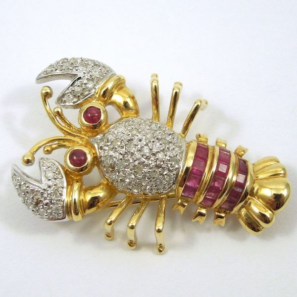 Lobster Brooch Joint Venture Jewelry Cary, NC