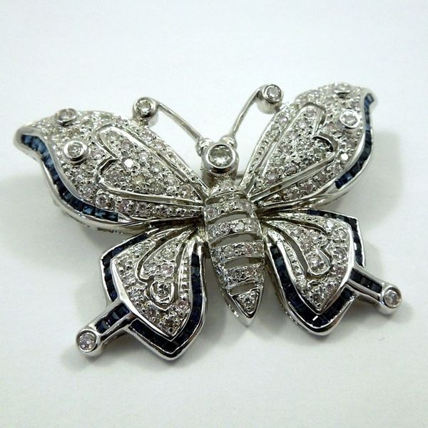 Diamond Butterfly Pin Joint Venture Jewelry Cary, NC