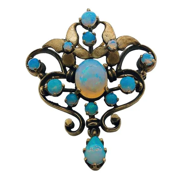 Vintage Opal Pin or Pendant Joint Venture Jewelry Cary, NC