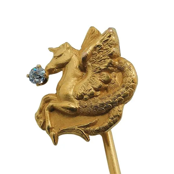 Pegasus Diamond Pin Image 2 Joint Venture Jewelry Cary, NC