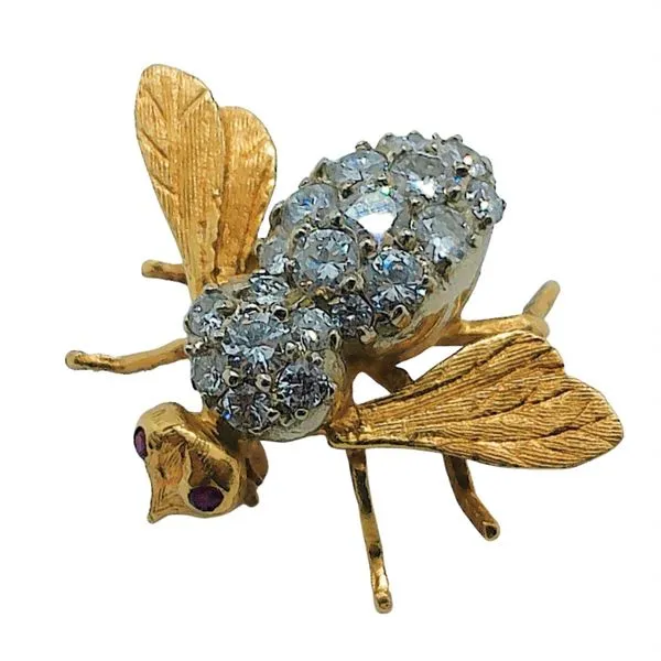 Diamond Bug Pin Joint Venture Jewelry Cary, NC