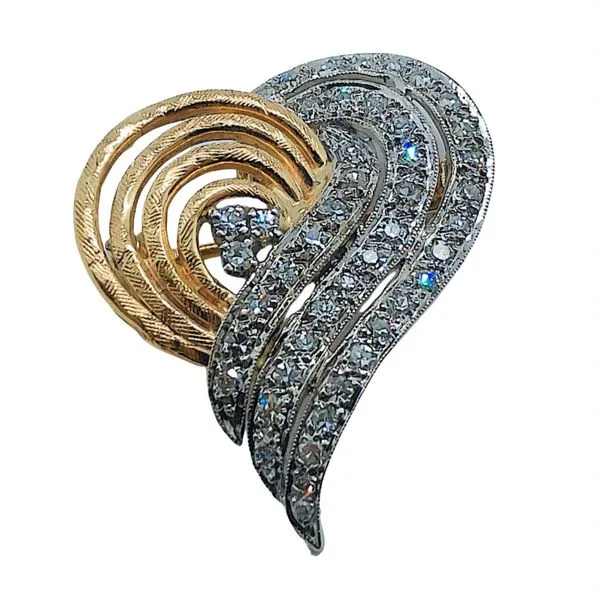 Diamond Heart Pin/Pendant Joint Venture Jewelry Cary, NC