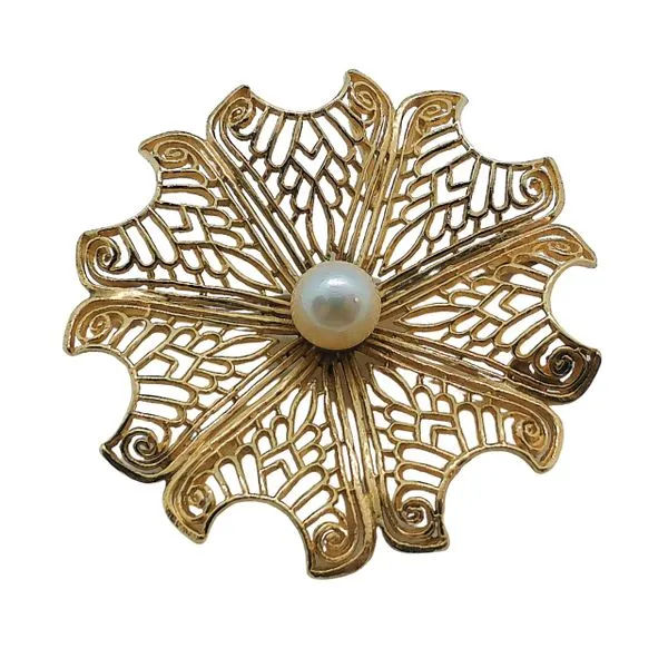 Flower Pin/Pendant Joint Venture Jewelry Cary, NC