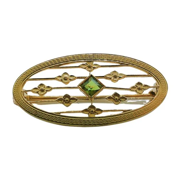 Peridot Pin Joint Venture Jewelry Cary, NC